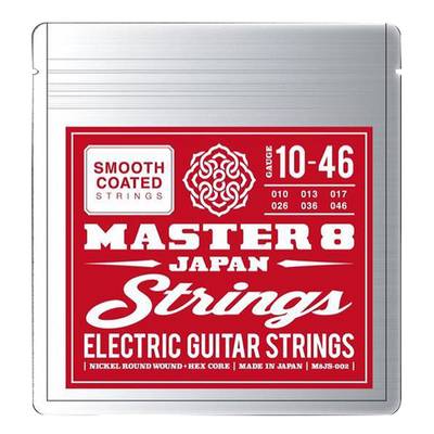 MASTER8 M8STRINGS-1046 エレキギター弦 Smooth Coated String 010-046 【マスターエイト】