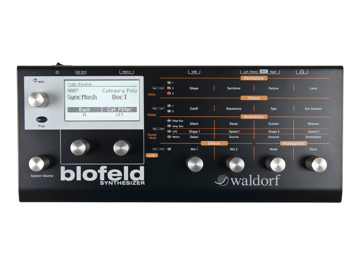 Waldorf Blofeld Desktop Black デスクトップ・シンセサイザー 音源モジュール 【ウォルドルフ】