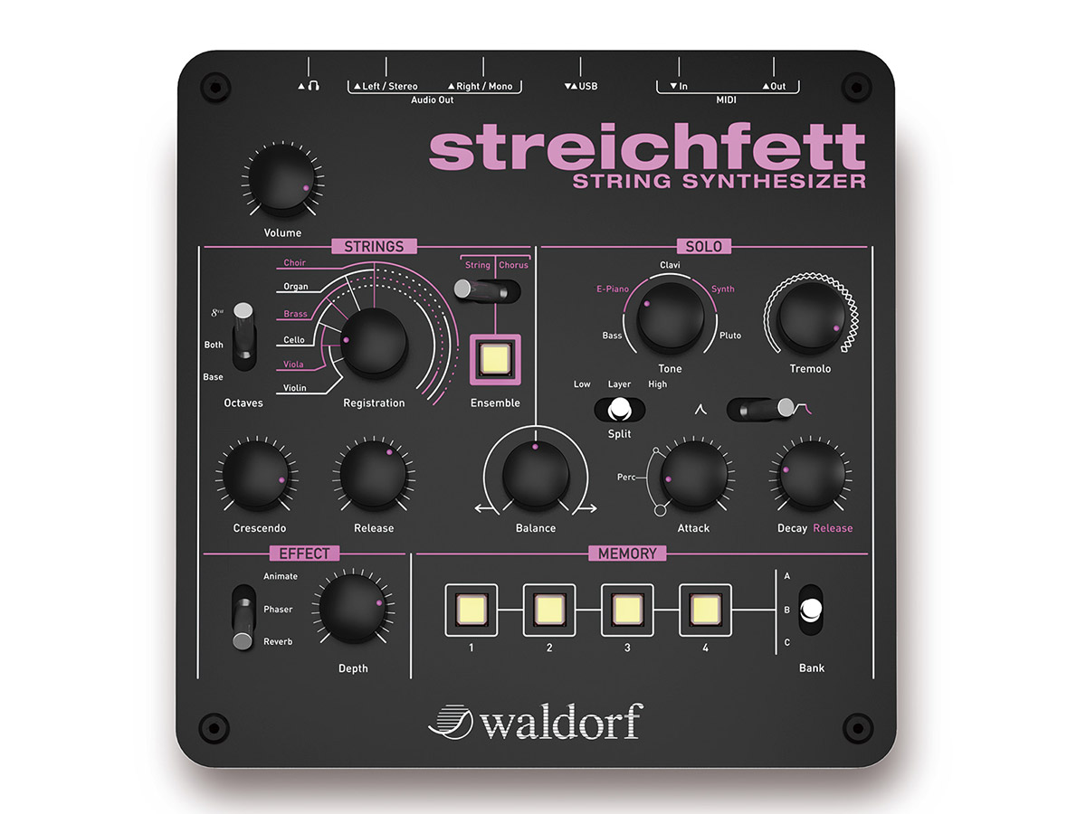 Waldorf Streichfett シンセサイザー 音源モジュール テーブルトップ・インストゥルメント 【ウォルドルフ】