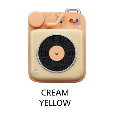 MUZEN Button (Cream yellow) Bluetoothスピーカー ポータブルスピーカー ミューゼン 