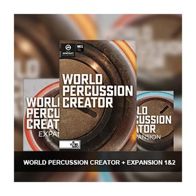 IN SESSION AUDIO WORLD PERCUSSION CREATOR + EXPANSION 1&2 イン・セッション・オーディオ B1715[メール納品 代引き不可]