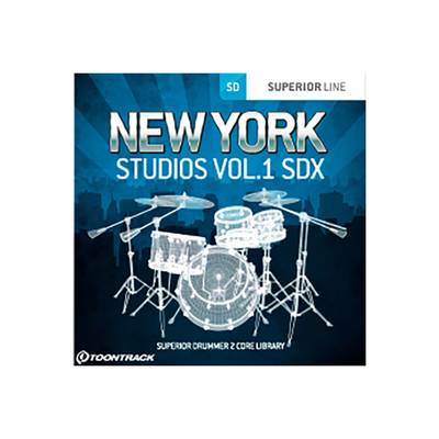 TOONTRACK SDX - NEW YORK STUDIOS VOL.1 トゥーントラック [メール納品 代引き不可]