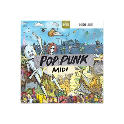 TOONTRACK DRUM MIDI - POP PUNK トゥーントラック [メール納品 代引き