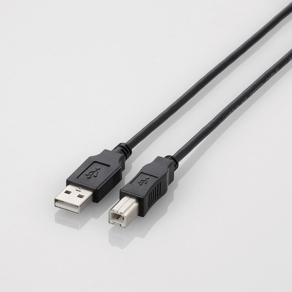 ELECOM USB2.0ケーブル A-B 1.5m - PCケーブル・コネクタ