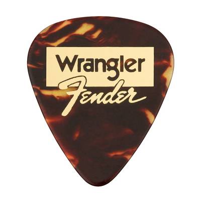 Fender Fender and Wrangler Picks 351 Shape Tortoiseshell (8) ピック 8枚セット Fender x Wrangler コラボレーション フェンダー 