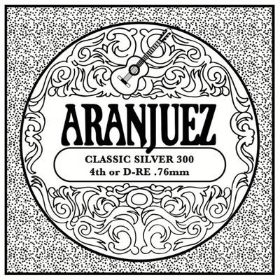 ARANJUEZ Classic Silver 304 クラシックギター弦 バラ弦 4弦 アランフェス 