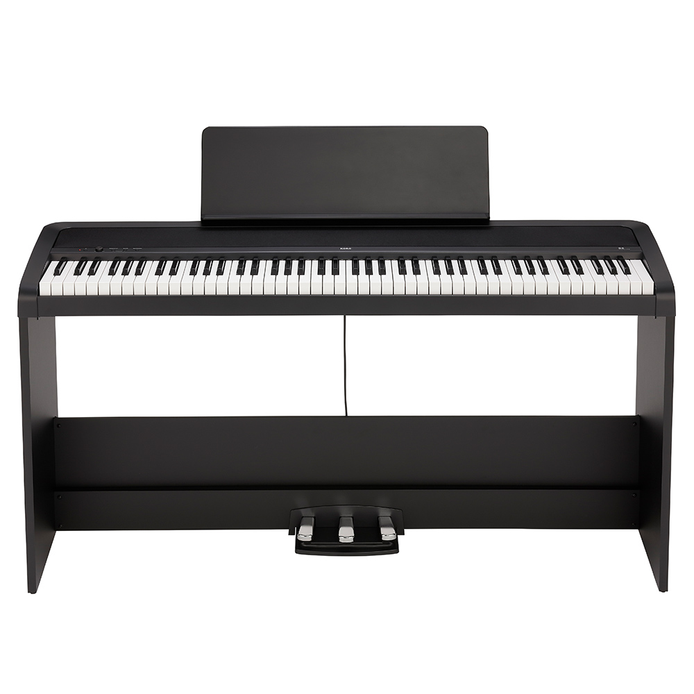 KORG B2SP BK ブラック 電子ピアノ 88鍵盤 高低自在椅子・ヘッドホンセット 【コルグ B1SP後継モデル】