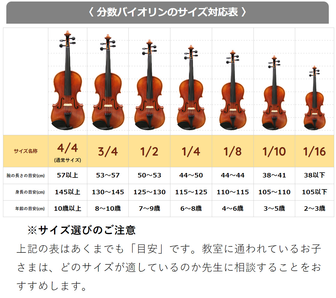 Ena No.10 1/16サイズ　分数バイオリンセット エナ