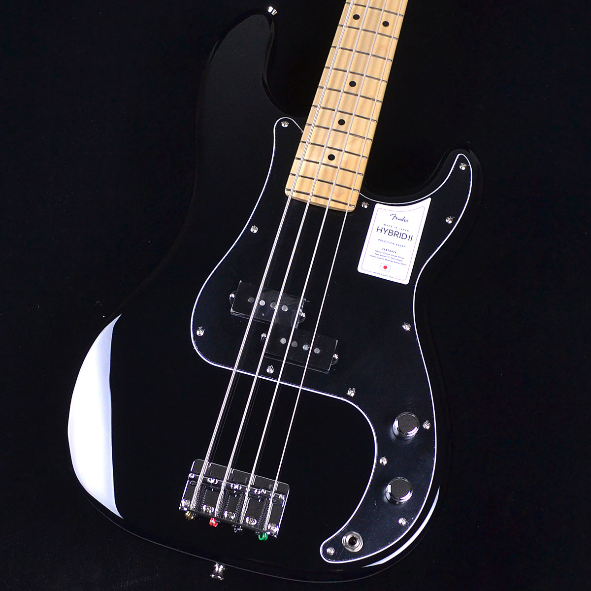 Fender Made In Japan Hybrid II P Bass Black 【フェンダー ジャパン ハイブリッド プレシジョンベース ブラック】【未展示品・専任担当者による調整済み】 【ミ･ナーラ奈良店】