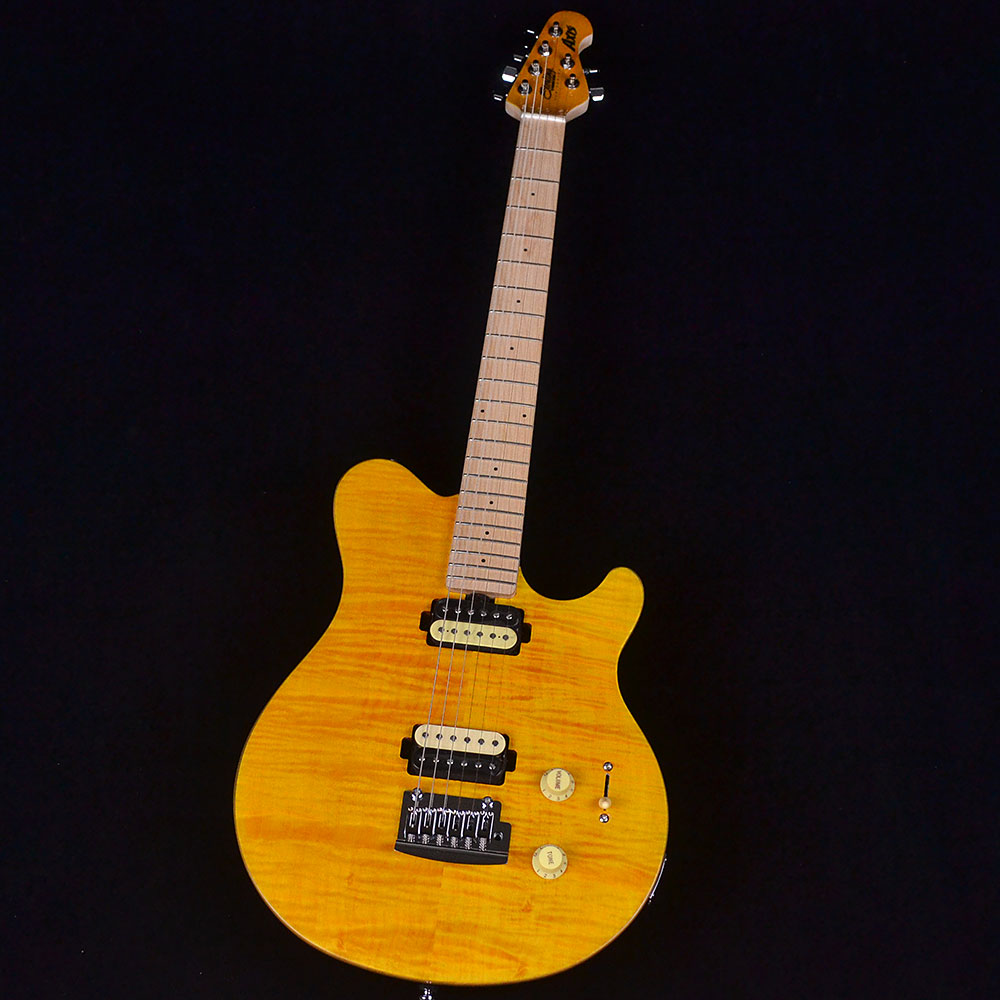 STERLING by Musicman AXIS FLAME MAPLE TOP Trans Gold エレキギター 