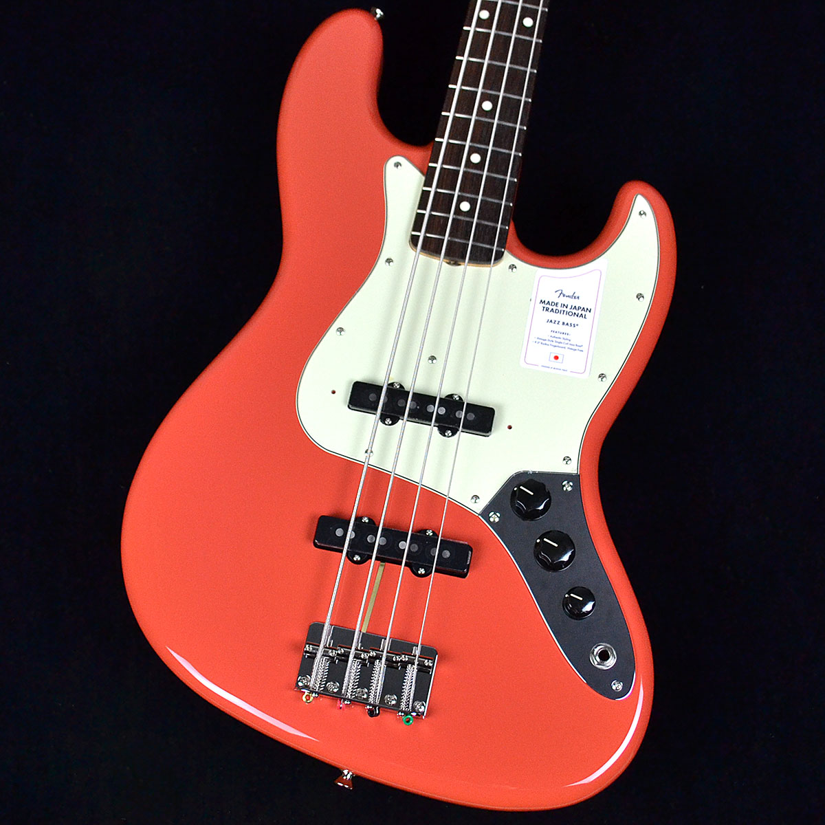 Fender Made In Japan Traditional 60s Jazz Bass Fiesta Red ベース
