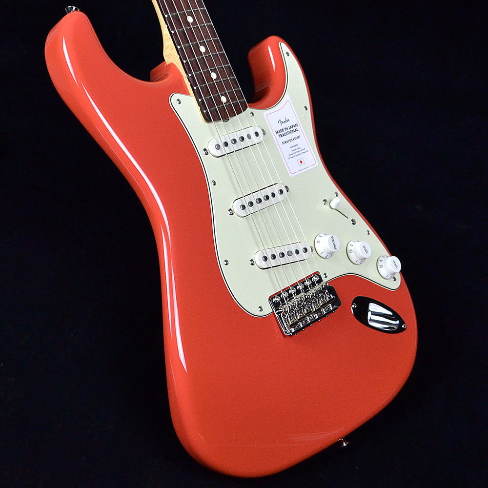 Fender Made In Japan Traditional 60s Stratocaster Fiesta red