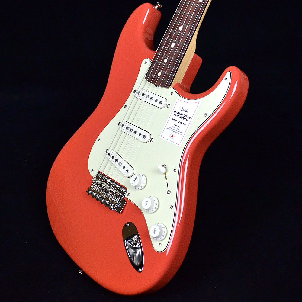 Fender Made In Japan Traditional 60s Stratocaster Fiesta red