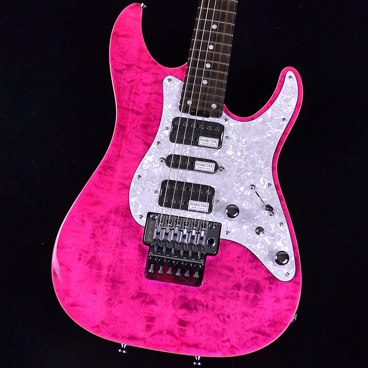 SCHECTER SD-2-24-AL/R Pink エレキギター シェクター SD2-24 ピンク ...