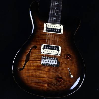 PRS SE Custom22 Semi Hollow Black Gold Burst エレキギター