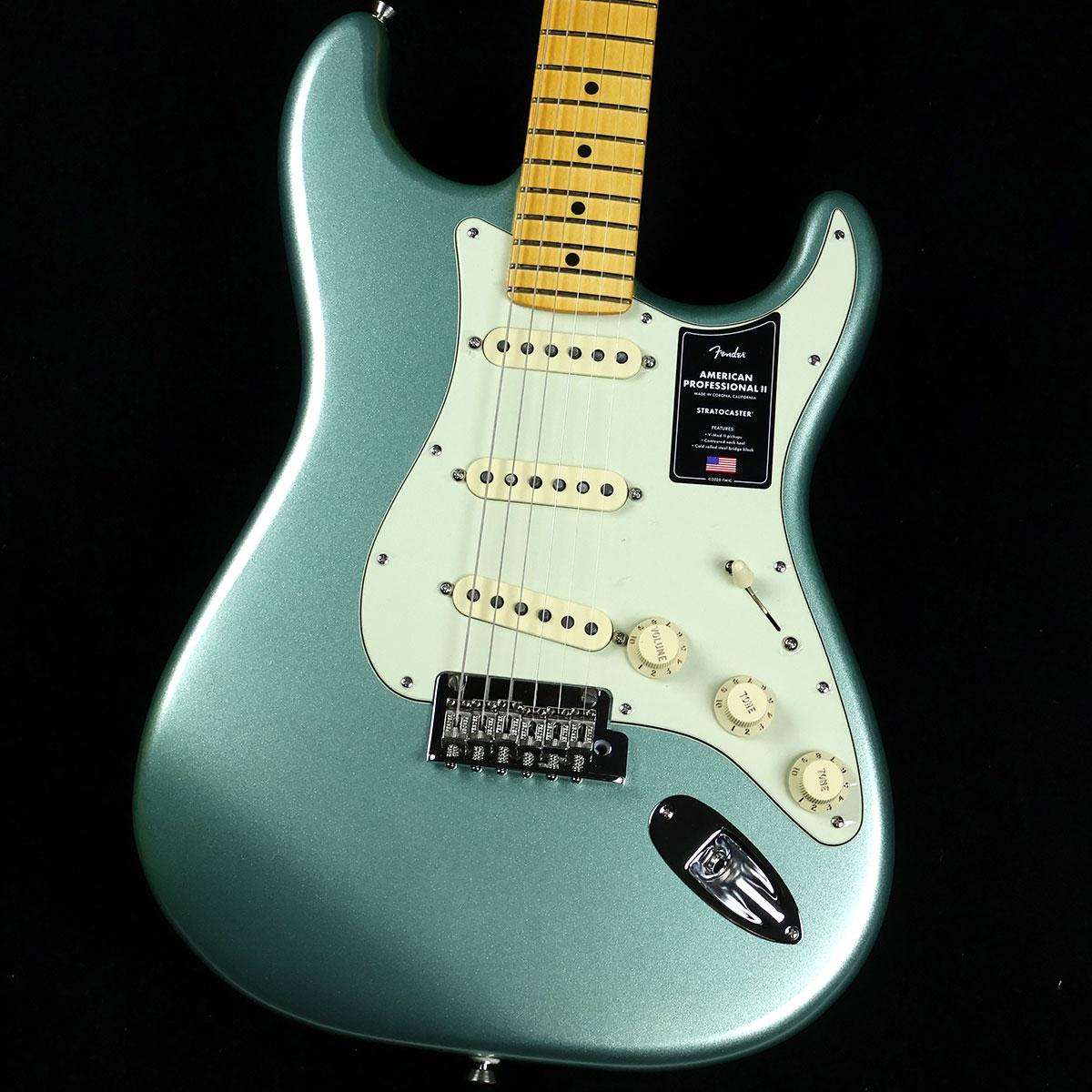 Fender American Professional II Stratocaster Mystic Surf Green ...