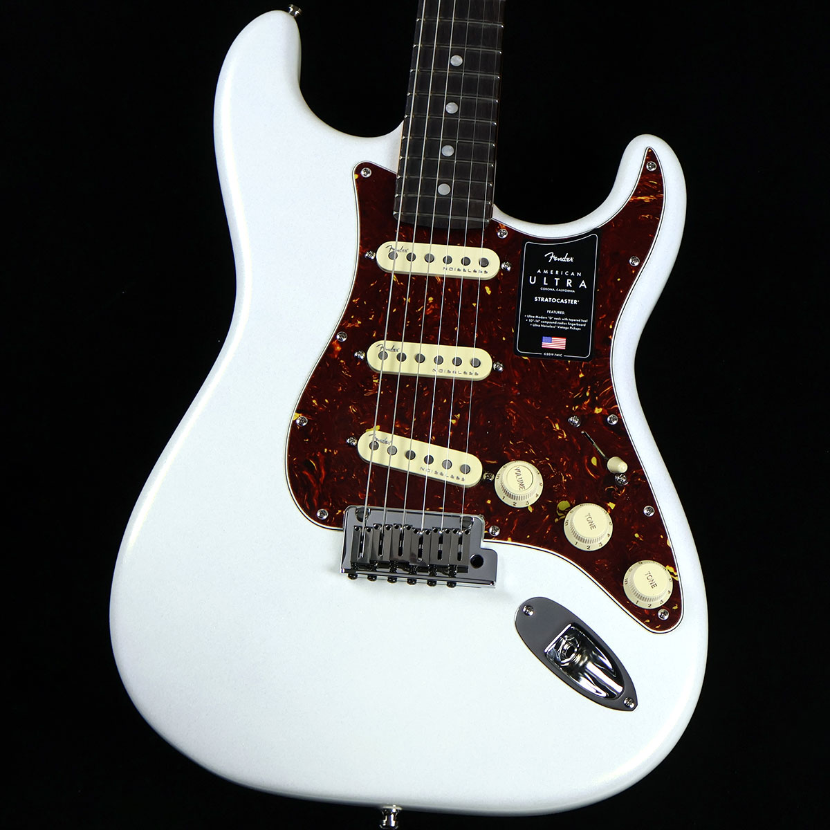 Fender American Ultra Stratocaster Arctic Pearl エレキギター