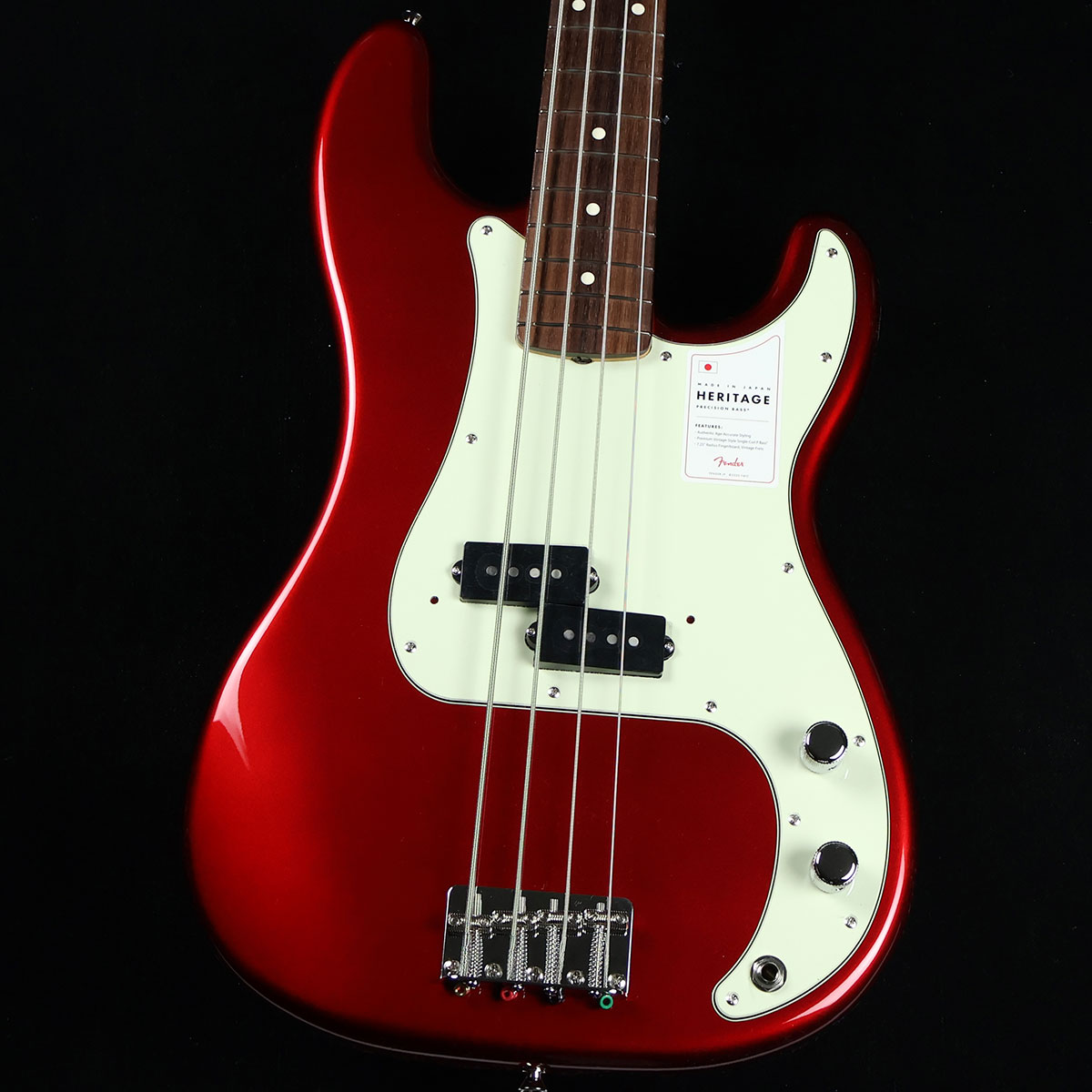 Fender Made In Japan Heritage 60s Precision Bass Candy Apple Red