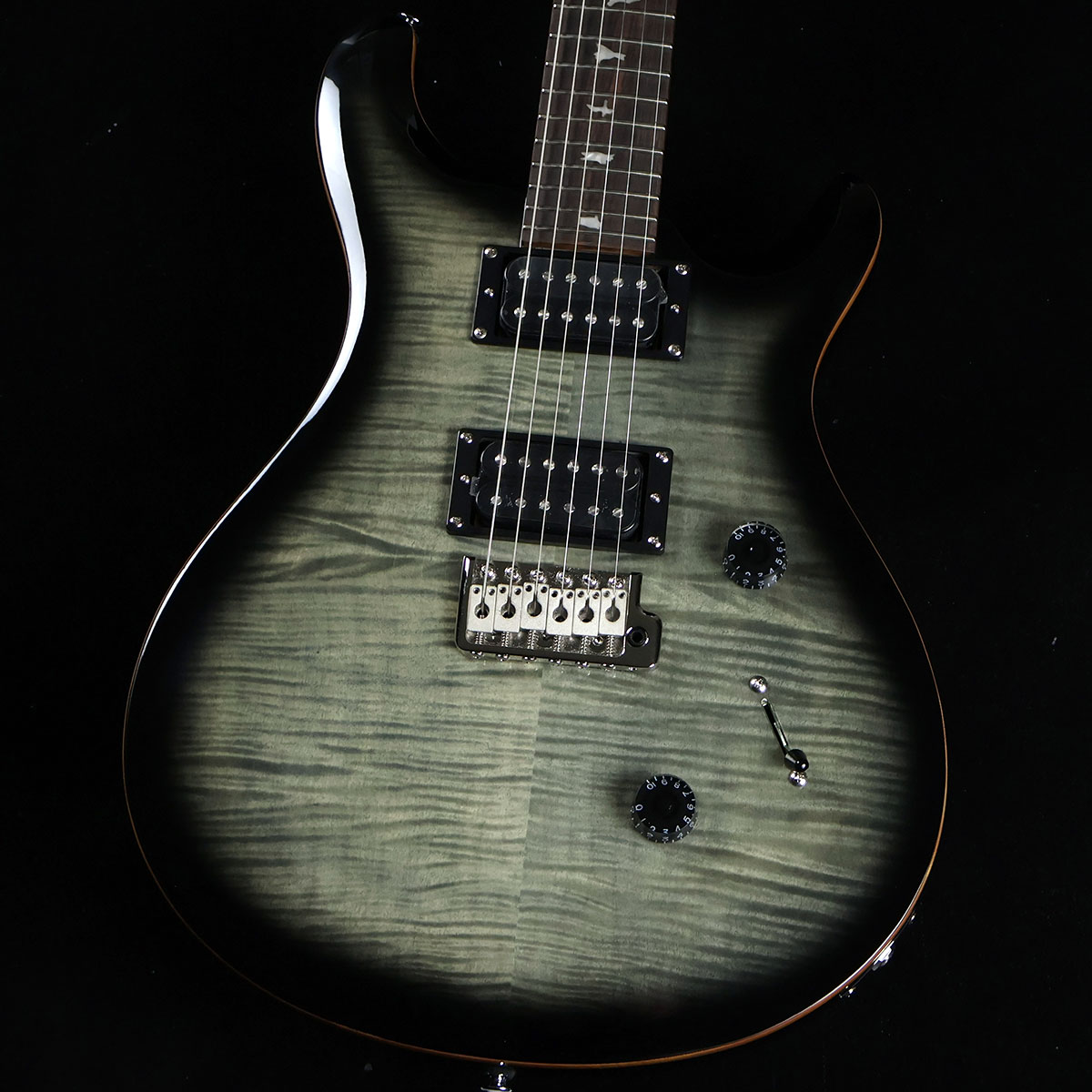 PRS SE Custom24 Faded Gray Black Burst エレキギター ポールリード