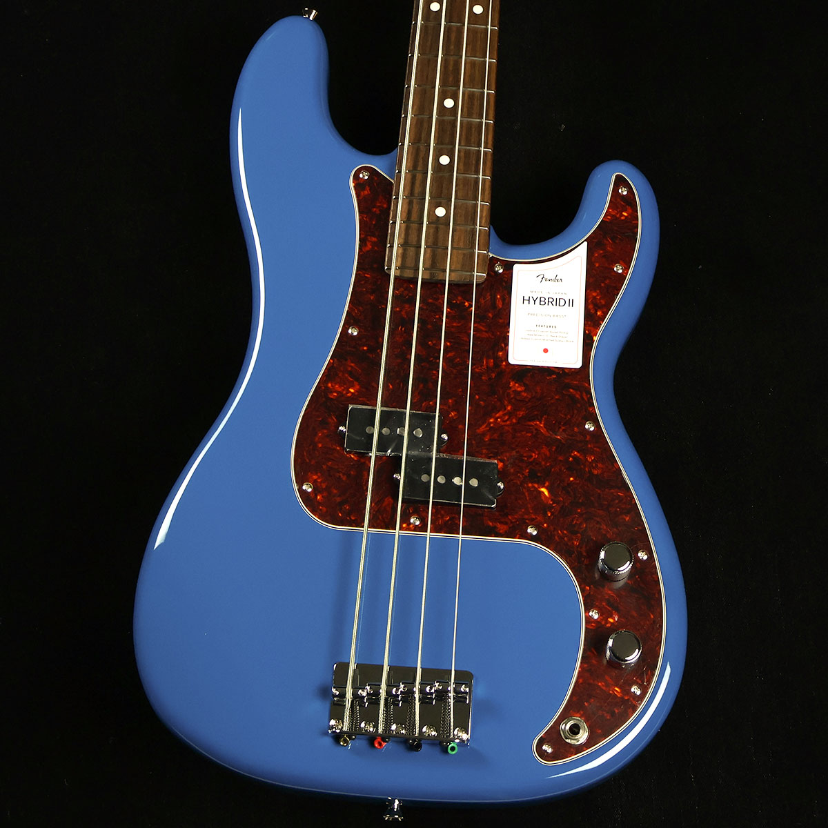 Fender Made In Japan Hybrid II P Bass Forest Blue Precision Bass 