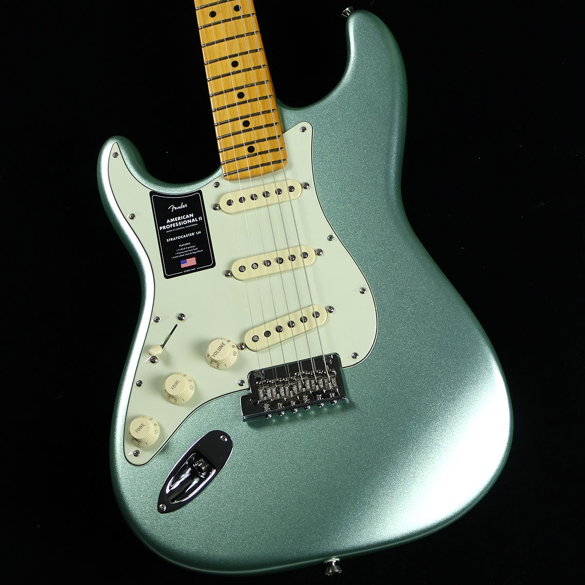 Fender American Professional II Stratocaster Left-Hand Mystic Surf Green エレキギター レフトハンド フェンダー アメリカンプロフェ