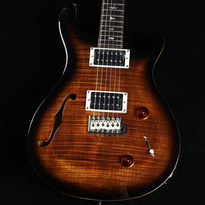 PRS SE Custom22 Semi Hollow Quilt Charcoal Burst 限定モデル ポール