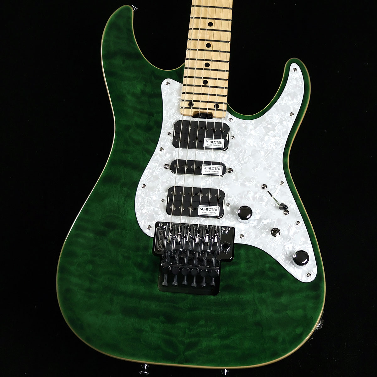 schecterSCHECTER SD-2-24 緑 日本製 シェクター ギター