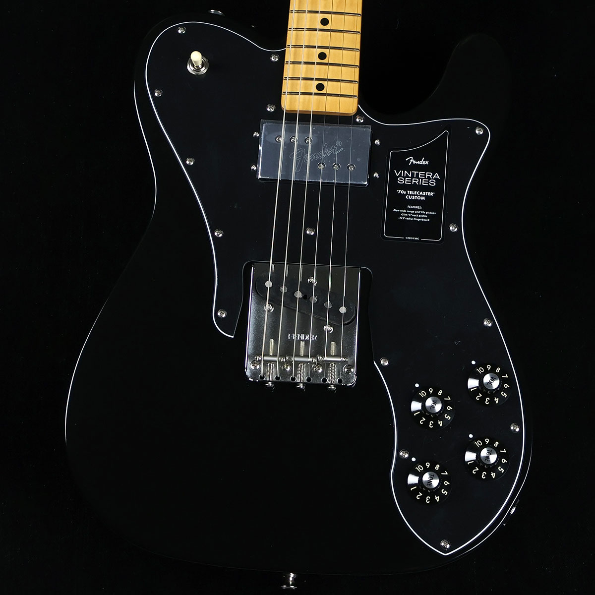 Fender Vintera 70s Telecaster Custom Black 生産完了モデル