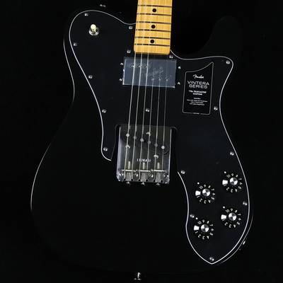 Fender Vintera 70s Telecaster Custom Black 生産完了モデル フェンダー テレキャスターカスタム【アウトレット】