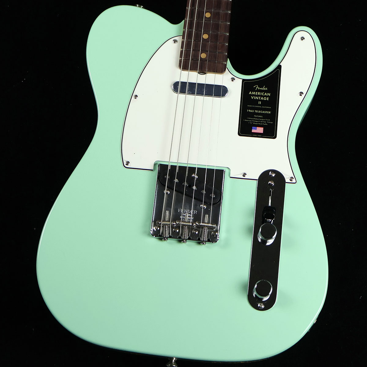Fender American Vintage II 1963 Telecaster Surf Green エレキギター フェンダー アメリカンビンテージ2 1963テレキャスター【未展示品】 【ミ･ナーラ奈良店】