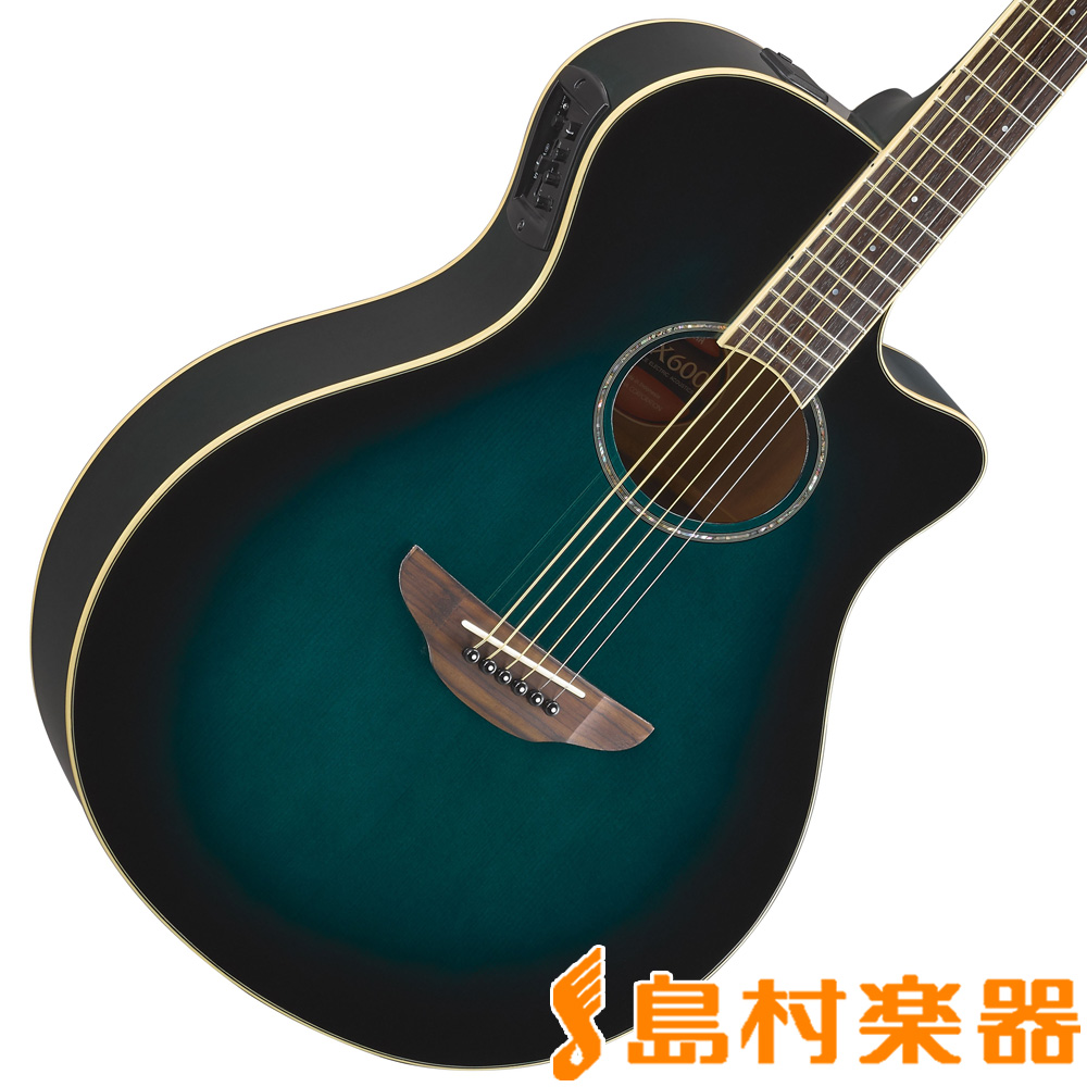 エレアコギター APX600 オリエンタルブルー （カポとカバー付き） - ギター