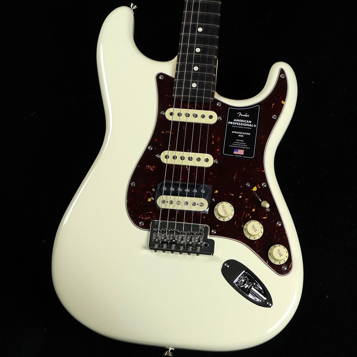 Fender フェンダー American Professional II Stratocaster HSS Olympic White エレキギター アメリカンプロフェッショナル2 ストラトキ/芸術・エンターテイメントu003e趣味・コレクション
