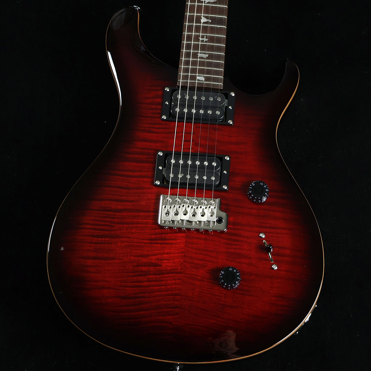 PRS SE Custom24 Fire Red Burst エレキギター ポールリードスミス 