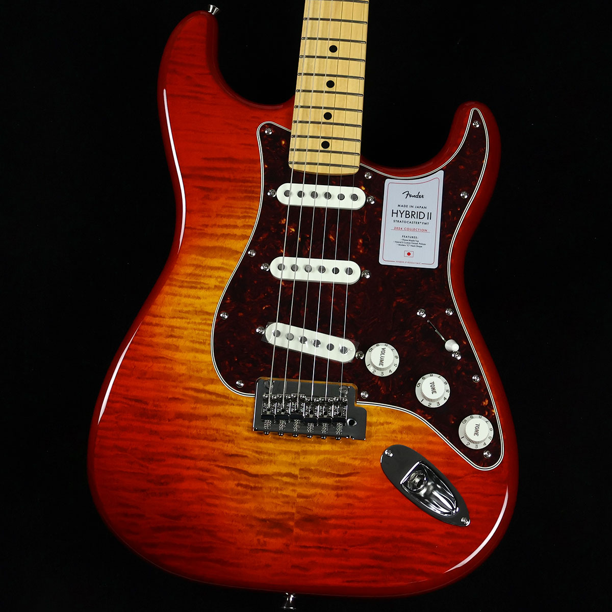 Fender Hybrid II Stratocaster Sunset Orange Transparent 2024年限定モデル フェンダー ハイブリッド2 ストラトキャスター フレイム オ/芸術・エンターテイメントu003e趣味・コレクション