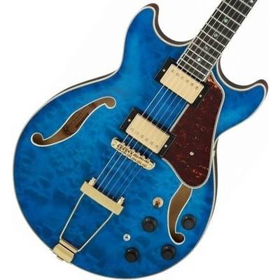 Ibanez AMH90QM Trance Blue (TBL) トランスブルー フルアコギター 【アイバニーズ 島村楽器限定モデル】【津田沼パルコ店】