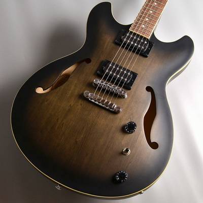 Ibanez AS53 Transparent Black Flat セミアコギター 【アイバニーズ 島村楽器オリジナルモデル】【新宿PePe店】
