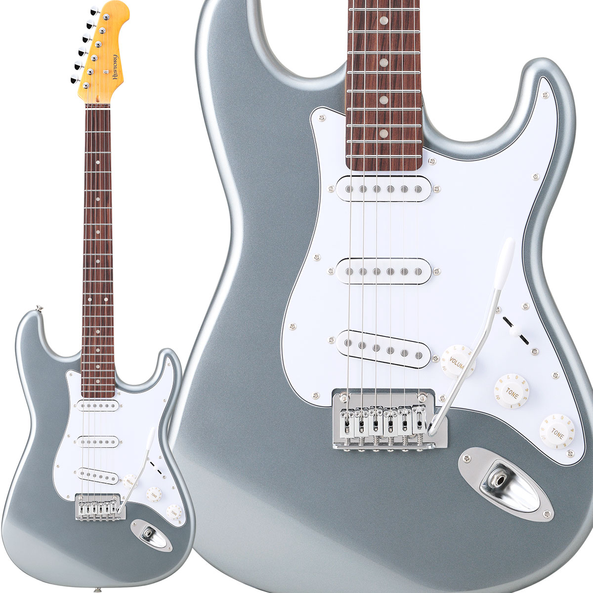 HISTORY ヒストリー HST-Performance Sterling Silver エレキギター HST-P-R-3S【 市川コルトンプラザ店 】