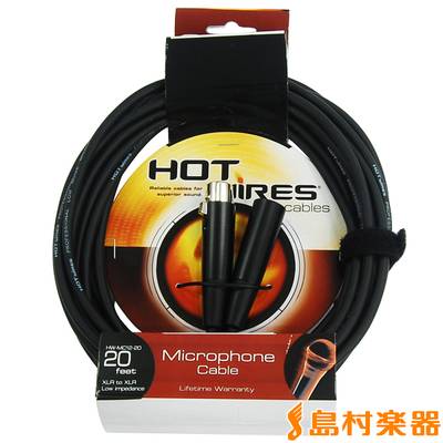 HOTWIRES MC12-20 MIC CABLE (XLR-XLR) （20feet／約6m） マイクケーブル 【ホットワイアーズ】