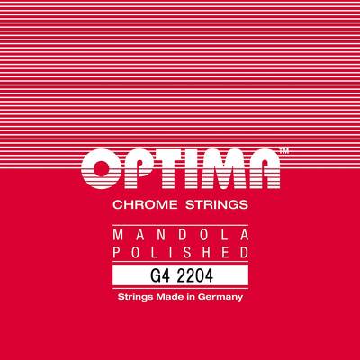 OPTIMA G4 No.2204 RED マンドラ用弦/G 4弦×2本入り オプティマ 