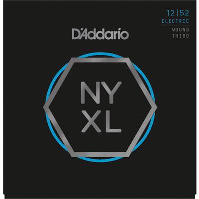 D'Addario NYXL1252W 12-52 ジャズライト ダダリオ エレキギター弦 3弦巻弦