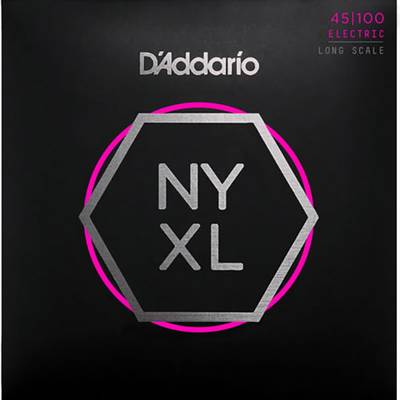 D'Addario ENR71 セミフラットワウンド 45-100 レギュラーライト 【ダダリオ ハーフラウンド エレキベース弦】