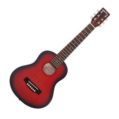 Sepia Crue W60 RDS (Red Sunburst) ミニギター アコースティックギター 小型 軽量 レッドサンバースト ソフトケース付属 セピアクルー W-60