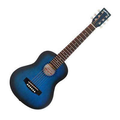 Sepia Crue W60 BLS (Blue Sunburst) ミニギター アコースティックギター 小型 軽量 ブルーサンバースト ソフトケース付属 セピアクルー W-60