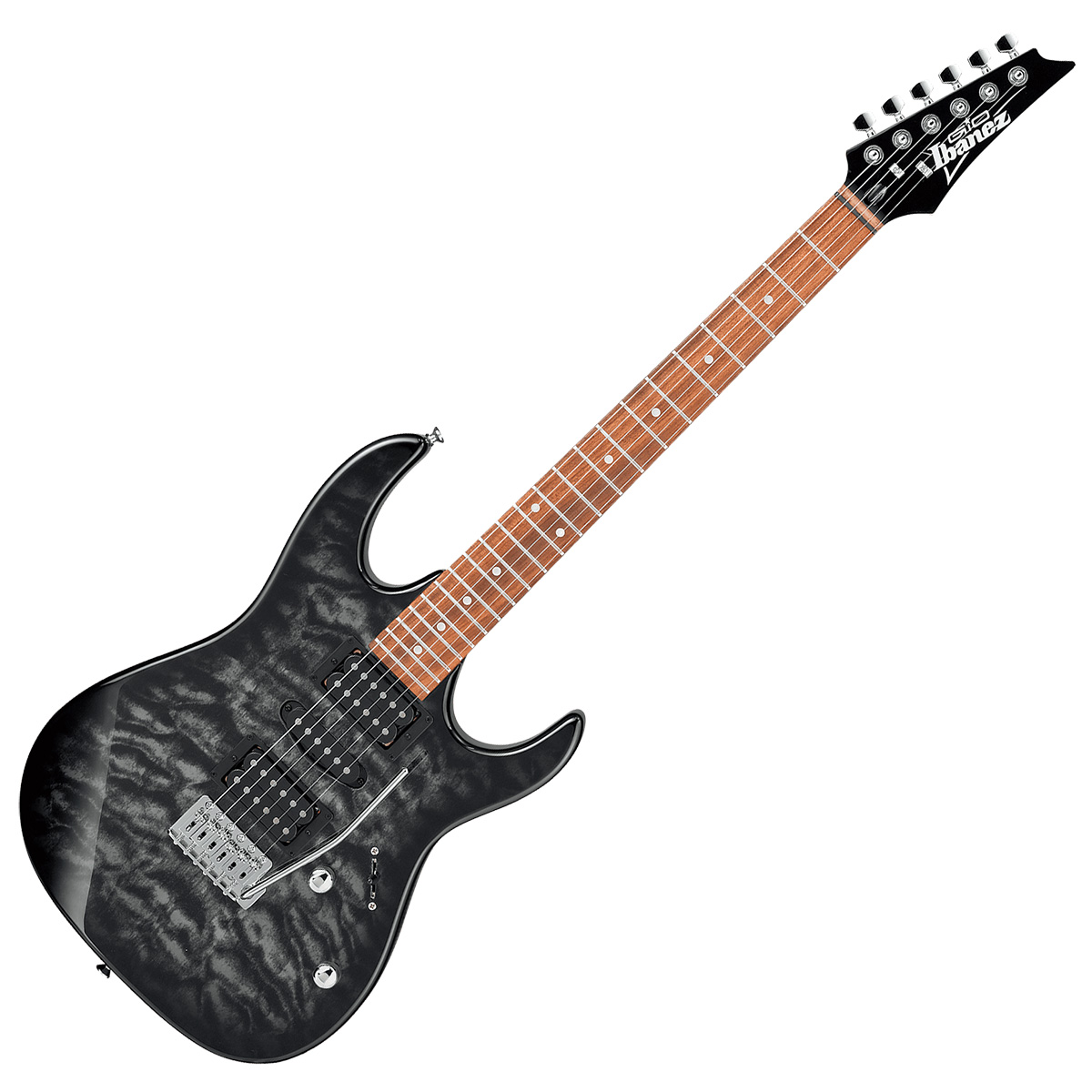 Gio Ibanez GRX70QA TKS (Transparent Black Sunburst) エレキギター 