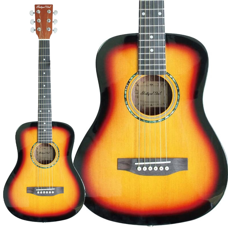 【数量限定特価】 Antique Noel AM-0 SB ミニギター アコースティックギター 【アンティークノエル】