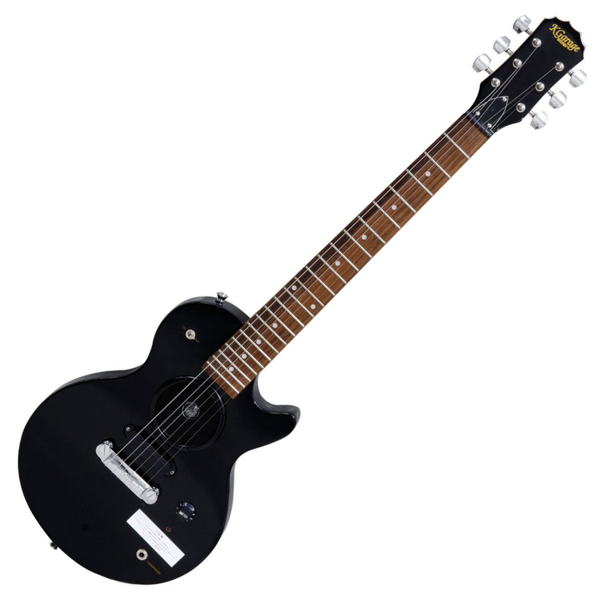 K.Garage SLP180 BLK ブラック スピーカー付ミニエレキギター K 