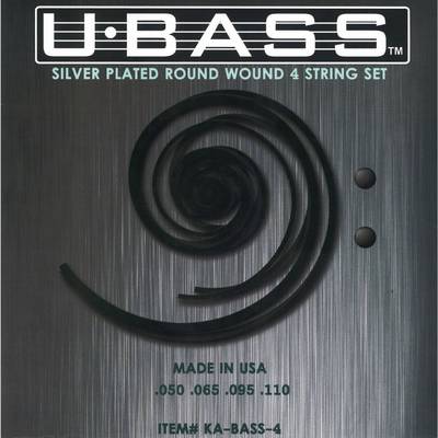 KALA KA-BASS4 ウクレレベース弦 ワウンドタイプ 金属巻弦 ナイロン芯線 カラ 