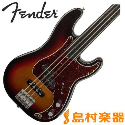 Fender Tony Franklin Fretless Precision Bass Ebony 3-Color Sunburst プレシジョンベース エレキベース 【 フェンダー 】